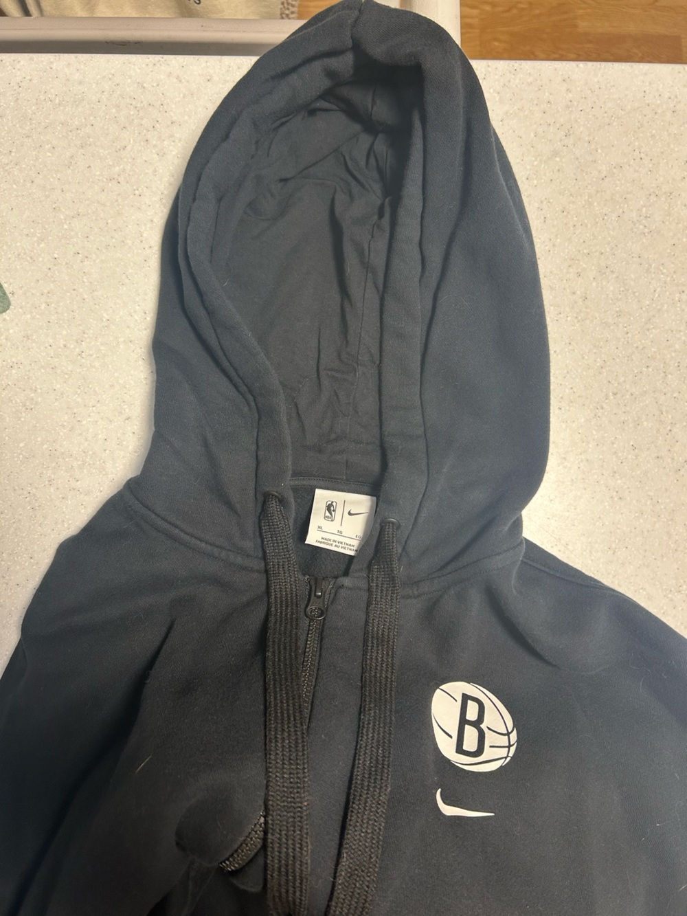 Brooklyn Nets Zip Up Hoodie - Picture 5 of 6